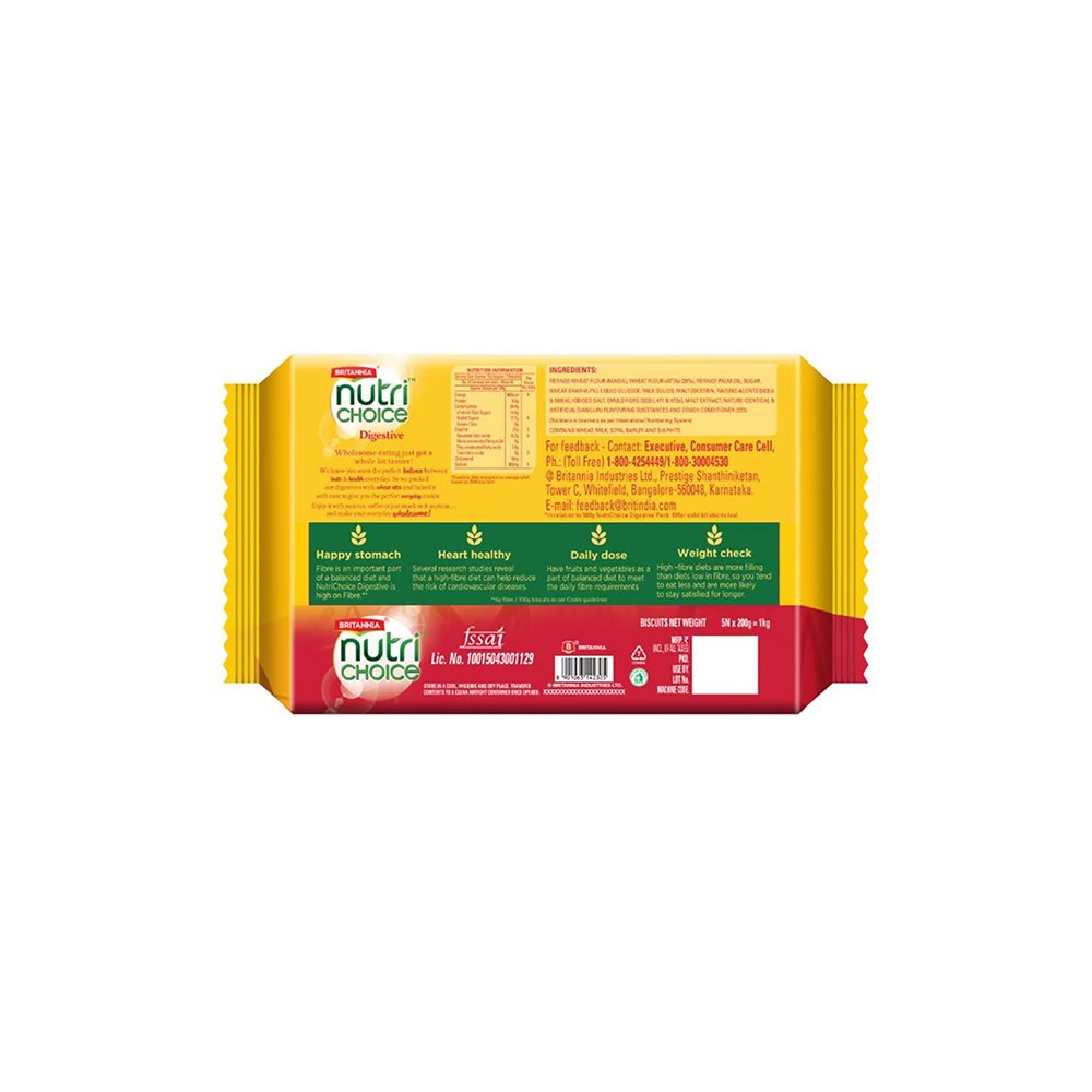 07_2 NutriChoice Hi-Fibre Digestive Biscuits 1 kg - Image 2