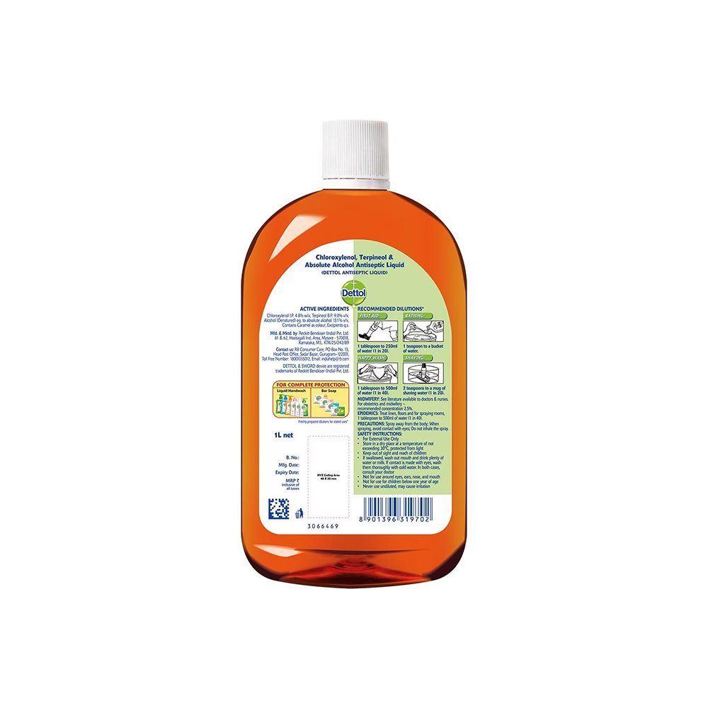37_02 Dettol Antiseptic Germicidal Lotion 550 Ml Bottle - Image 2